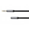 Kabel wtyk - gniazdo proste jack 3.5 stereo 1.0m Kruger&Matz