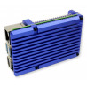 Rpi4 obudowa aluminiowa RAD2 niebieska passive-cooling