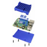 Rpi4 obudowa aluminiowa RAD2 niebieska passive-cooling