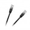 Patchcord kabel UTP 8c wtyk-wtyk 1.5m CC A czarny