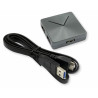 Hub USB 3.0 kwadratowy grafit 