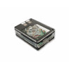 Obudowa akrylowa AKR3 black active cooling dla Raspberry Pi 4B
