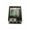 Obudowa akrylowa AKR3 black active cooling dla Raspberry Pi 4B