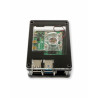 Obudowa akrylowa AKR3 black active cooling dla Raspberry Pi 4B