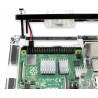 Obudowa akrylowa AKR3 black active cooling dla Raspberry Pi 4B