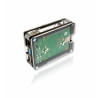 Obudowa akrylowa AKR3 black active cooling dla Raspberry Pi 4B
