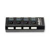 HUB USB 3.0 4 portowy QUER PRO
