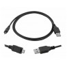 Kabel microUSB 1m okrągły 