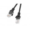 PATCHCORD KAT.5E 1M CZARNY - 1szt.