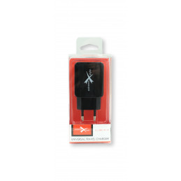 Zasilacz USB x2 3.1A czarny