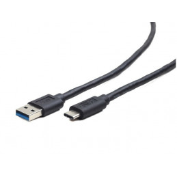 Kabel USB na USB-C 1m czarny
