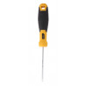 Wkrętak płaski Deli Tools EDL6330751 3x75mm (żółty)