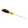 Wkrętak płaski Deli Tools EDL6331001 3x100mm (żółty)