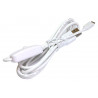 Przewód zasilający USB - microUSB 1.5m z wyłącznikiem ON/OFF