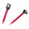 Kabel SATA wtyk prosty-wtyk kątowy 0.5m
