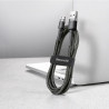 Kabel USB do MicroUSB (czarno-szary) 3m Baseus Cafule 2A