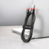 Kabel USB do MicroUSB (czarno-czerw.) 3m Baseus Cafule 2A