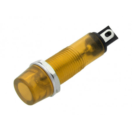 KONTROLKA Neonowa 6mm (żółta) 230V