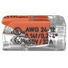 Zł. z dźwignią 2-przewód do 4mm2 221-412