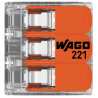 Zł. z dźwignią 3-przewód do 4mm2 221-413
