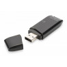 Czytnik kart 2-portowy USB 2.0 HighSpeed  SD/Micro SD, kompaktowy, czarny