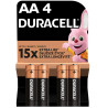 BATERIA Duracell  LR6 AA/B4/K80/Base -    blister 4szt.