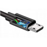 Kabel microUSB 2m czarny