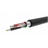 Kabel microUSB 2m czarny