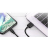 Kabel microUSB 2m czarny