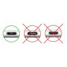 Kabel microUSB 2m czarny