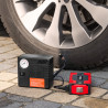 Jump starter - power bank z przewodami rozruchowymi i kompresorem