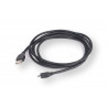 Kabel microUSB 2.0 1,8m czarny