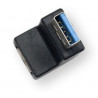 Złącze USB 3.0 kątowe wtyk-gniazdo 
