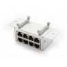 1Wire HUB 8 portowy pasywy na szynę DIN (TH35) UniPi
