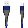 Kabel Spider USB typ-C - eXtreme® - 2m - niebieski