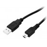 Przyłącze USB A - mini USB 1m