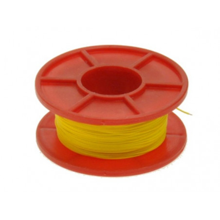 Przewód montażowy Kynar 1m żółty