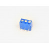 Listwa zaciskowa kątowa 5.0mm 3-pin niebieska