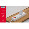 Przedłużacz sieciowy Rebel – zasilanie i ładowanie urządzeń