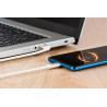 Kabel silikonowy micro USB 2m biały - szybkie ładowanie i transfer danych