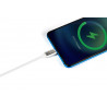 Kabel silikonowy micro USB 2m biały - szybkie ładowanie i transfer danych