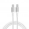 Kabel USB-C - USB-C eXtremestyle Ampere 2m biały