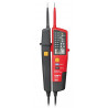 Miernik uniwersalny UT18C - próbnik napięcia z LCD i IP65