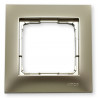 Ramka Simon54 Premium - ochrona IP44 do puszek karton-gips