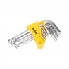 Rebel Tools 9 el. - zestaw kluczy imbusowych Hex
