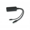 Rozdzielacz zasilania PoE 5V2A microUSB wej. ethernet 10/100 IEEE802.3af,