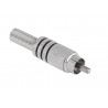 Wtyk RCA metalowy WTY0066.1 - wysokiej jakości złącze audio