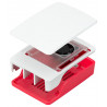 Oryginalna obudowa Raspberry Pi 5 biało-malinowa