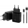 Ładowarka sieciowa Ampere - FAST QC 3.0 + kabel USB Typ-C