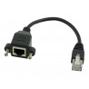 Kabel/gniazdo RJ45 ethernet do panelu przewód dł. 10cm